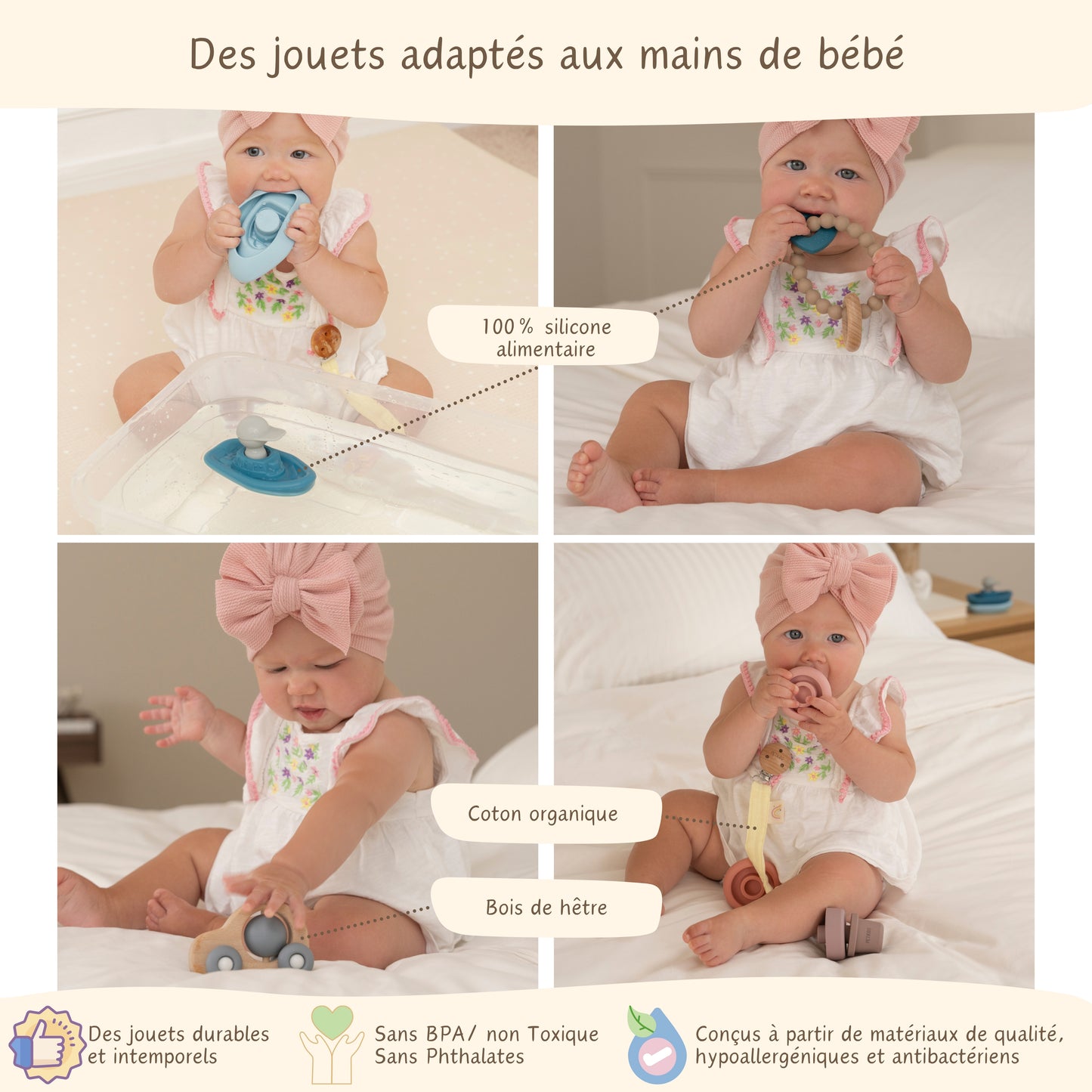 Coffret d’Eveil Montessori 3-36 mois - Cadeau naissance