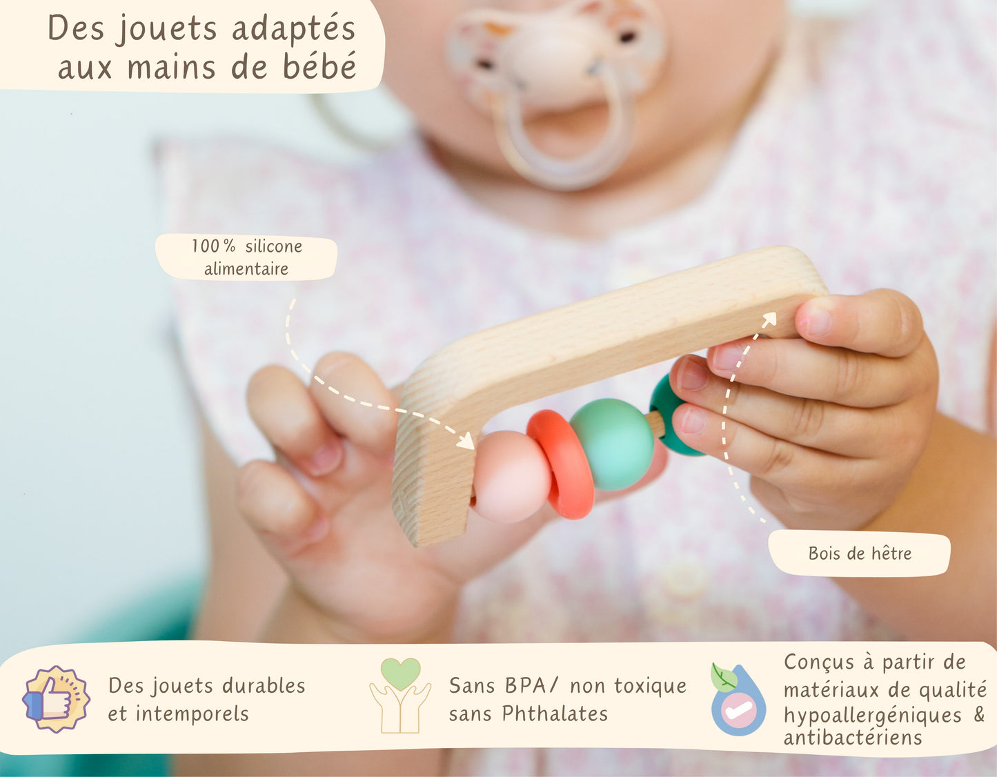Coffret d’Eveil Montessori 3-36 mois - Cadeau naissance