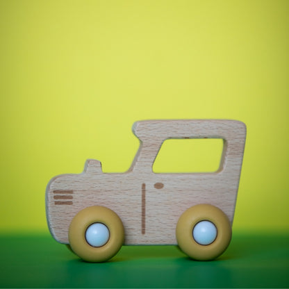 Tracteur en Bois & Silicone