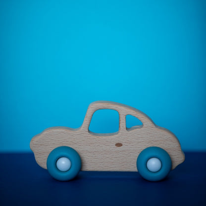 Voiture de Course en Bois & Silicone