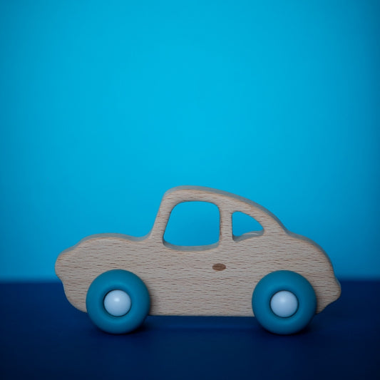 Voiture de Course en Bois & Silicone
