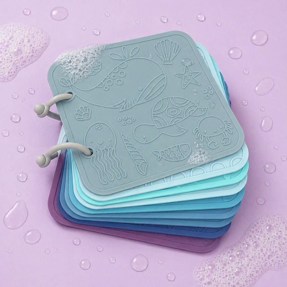 Jouet de bain - Livre de bain silicone - Marin