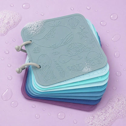 Jouet de bain - Livre de bain silicone - Marin