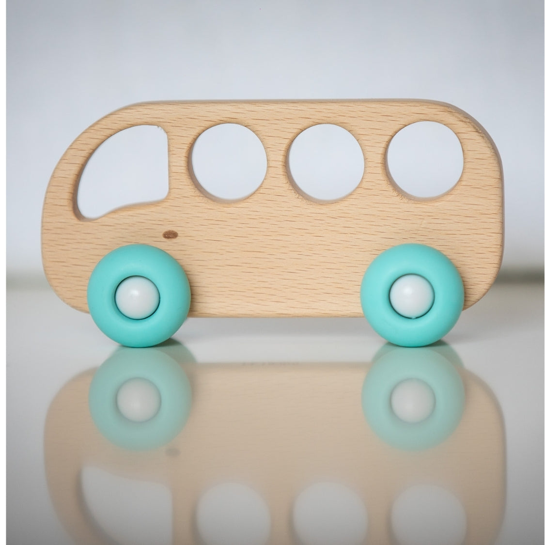 Jouet en bois - Bus en Bois & Silicone