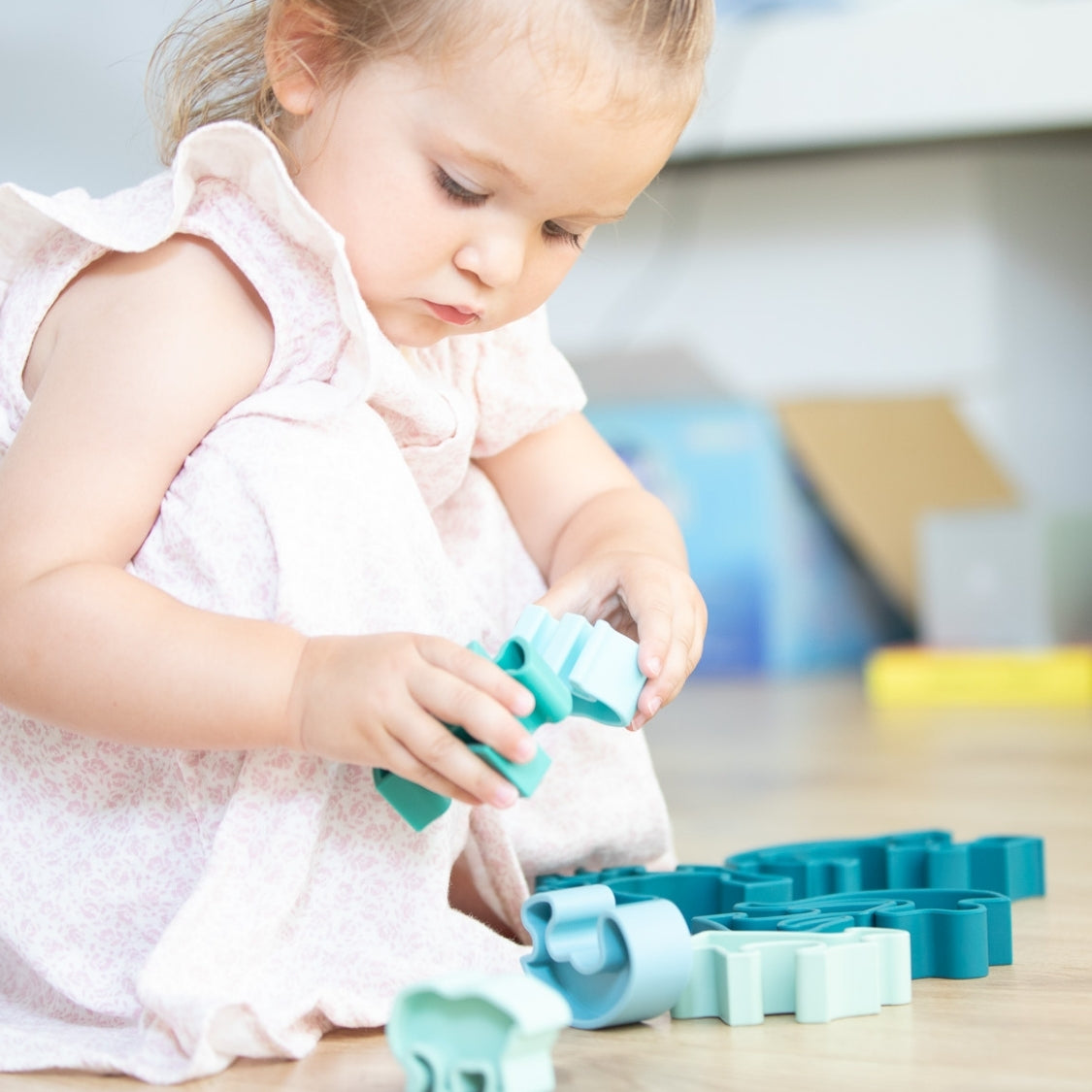 Jouet d'éveil Montessori - Puzzle 3D : Maman et ses petits