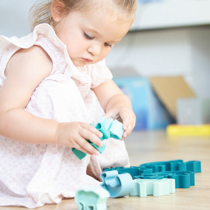 Jouet d'éveil Montessori - Puzzle 3D : Maman et ses petits