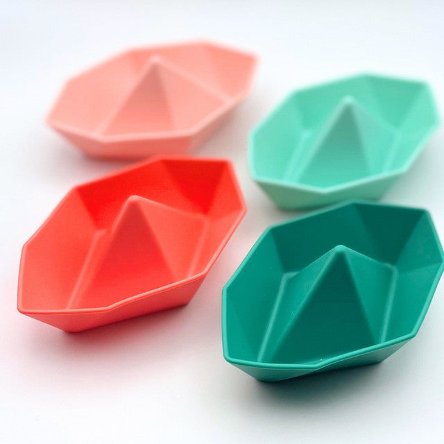 Jouets d'éveil : Bateaux empilables style Origami
