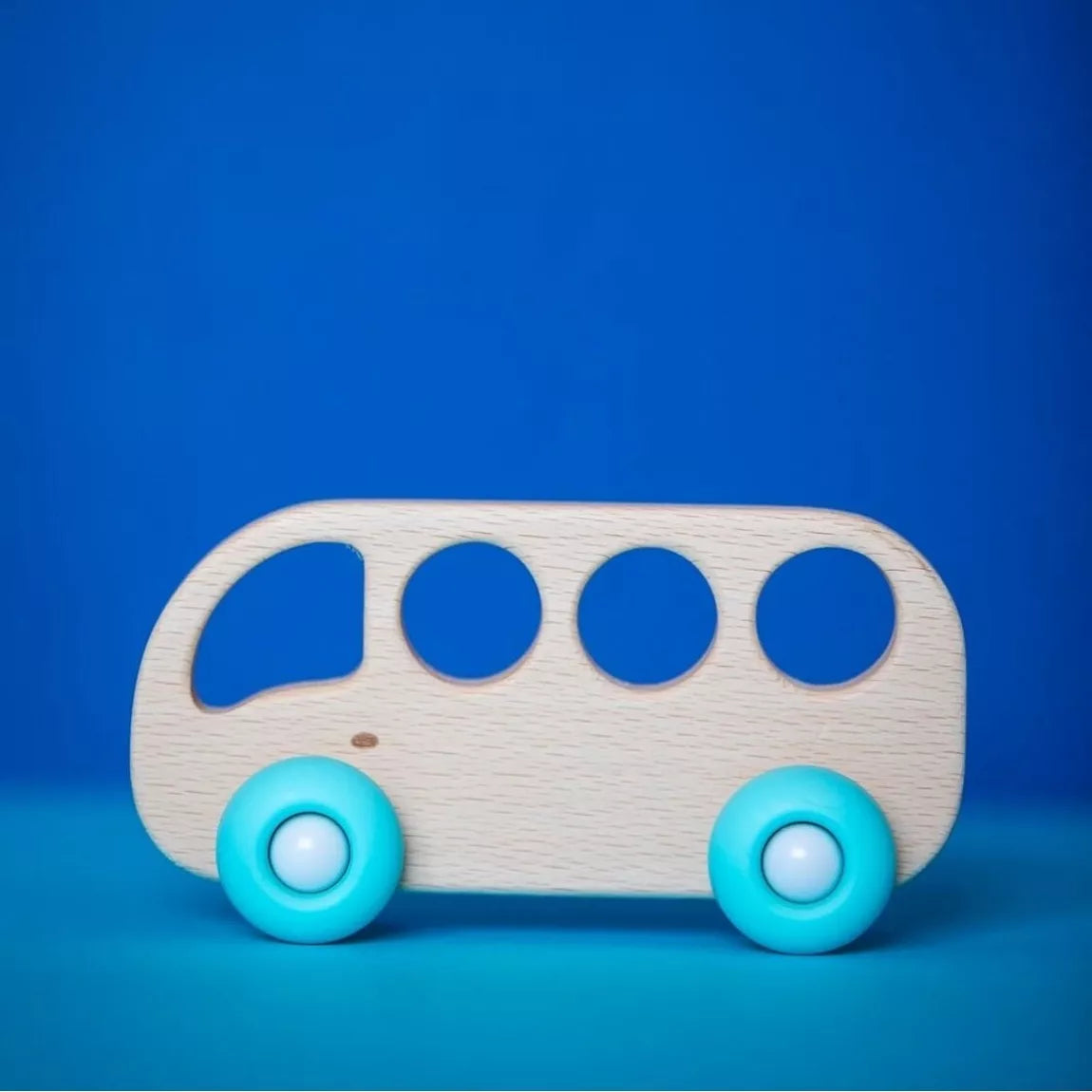 Jouet en bois - Bus en Bois & Silicone