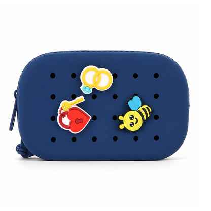 Pochette rectangulaire à personnaliser + 3 charms