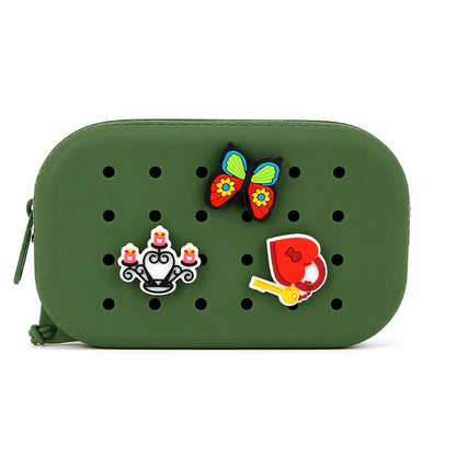Pochette rectangulaire à personnaliser + 3 charms