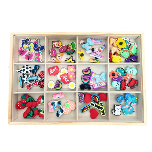 PACK recharge de 50 Charms Fun & Colorés pour Bar à Charms