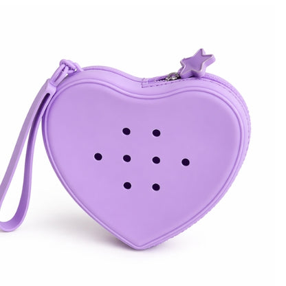 Pochette Cœur à personnaliser + 3 charms