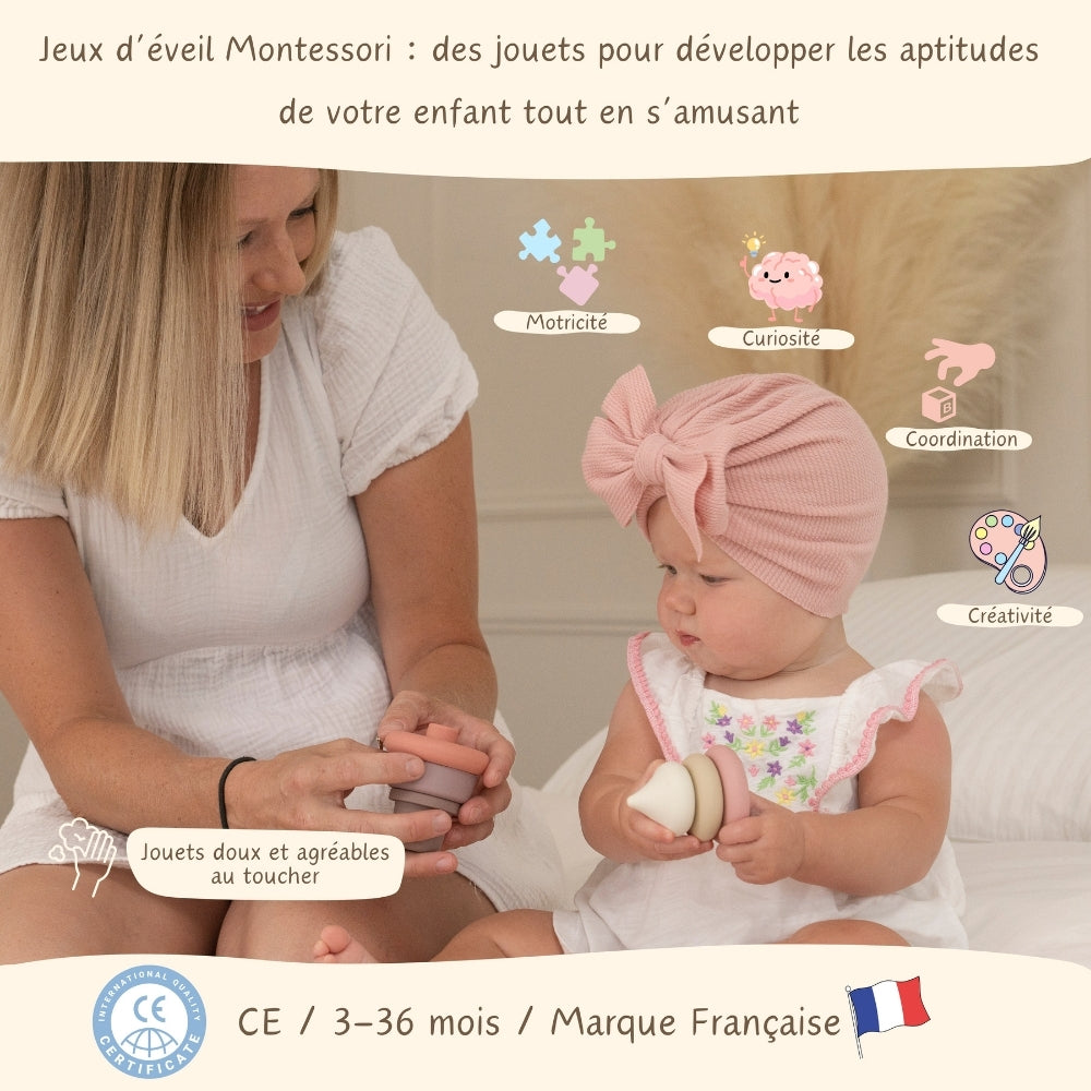 Coffret d’Eveil Montessori 3-36 mois - Cadeau naissance
