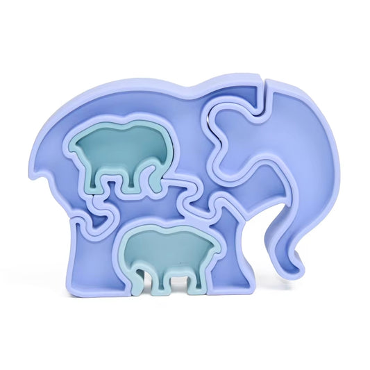 Jouet d'éveil Montessori - Puzzle 3D : Maman et ses petits