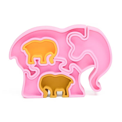 Jouet d'éveil Montessori - Puzzle 3D : Maman et ses petits