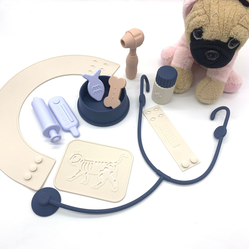 Kit Vétérinaire en Silicone – Jeux éducatifs - Cadeau idéal